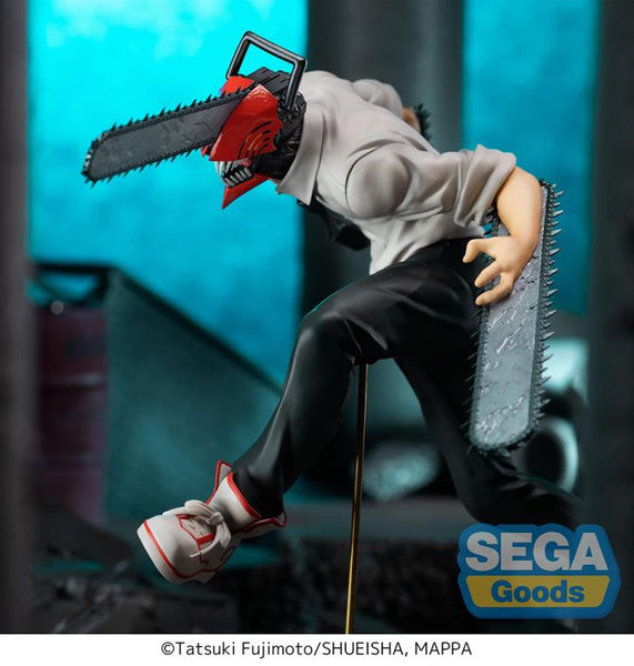  Sega Chainsaw Man Luminasta Power Figure : Video Games