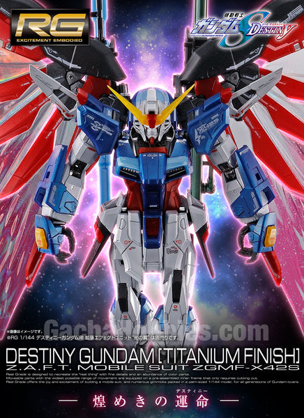 RG 1/144 Gundam Seed Destiny Gundam Titanium Finish Limited (Pre