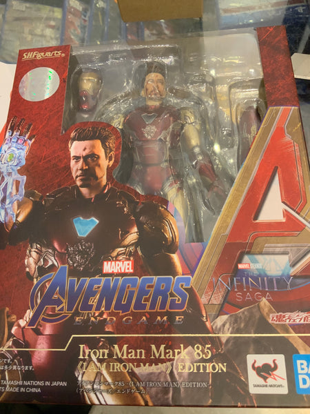 Avengers : Endgame - Figurine S.H. Figuarts Iron Man Mk-85 (I Am Iron Man  Edition) 16 cm - Figurine-Discount