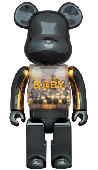 MY FIRST BE@RBRICK INNERSECT BLACK & GOLD Ver.100％ & 400％ Limited  (Pre-Order)