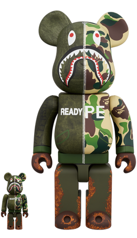 BE@BRICK READYMADE x A BATHING APE 100% & 400