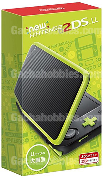 New Nintendo 2DSLL Black x Lime Japanese Ver. (Pre-Order)