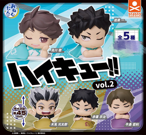 Haikyuu Character Sleeping Mini Figure Vol.2 5 Pieces Set (In-stock)