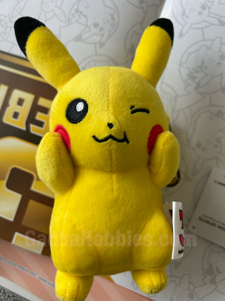 Pokemon 30th Anniversary Pikachu Hungry Small Plush (In-stock)