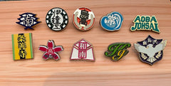 Haikyuu School Emblem Metal Pin 10 Pieces Set (In-stock)