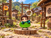 Stasto Kimetsu no Yaiba Demon Slayer Characters Bandaid Small Figure Keychain 5 Pieces Set (In-stock)
