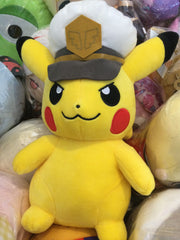 Pokemon Captain Pikachu Medium Plush Type B (In-stock)