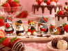 Mofusand Cat Strawberry Chocolate Small Figure Keychain 5 Pieces Set (In-stock)