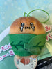 Nagano Joke Bear Mogura Korokke Wrapped Small Plush Keychain (In-stock)