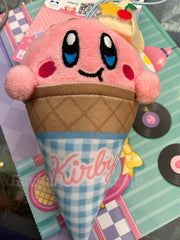 FuRyu Hoshi no Kirby Ice Cream Cone Small Plush Keychain (In-stock)