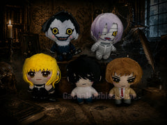 Kapukko Friends Death Note Small Plush Keychain 5 Pieces Set (In-stock)