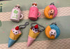 Hamster Noon Desserts Small Figure Keychain 6 Pieces Set (In-stock)