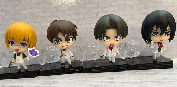 Attack on Titan x Weiß Schwarz Character Figure 4 Pieces Set (In-stock)