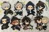 Bungo Stray Dogs Character Rubber Keychain 8 Pieces Set (In-stock)