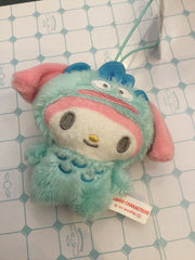 Sanrio Melody x Hangyodon Costume Small Plush Keychain (In-stock)
