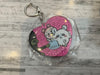 Chiikawa and Friends Sparkle Acrylic Keychain Vol.4 7 Pieces Set (In-stock)