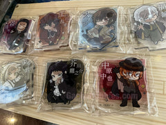 Pita Deformed Bungo Stray Dogs Characters Acrylic Stand 7 Pieces Set (In-stock)