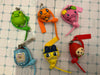 Tamagotchi and Friends Colorful Figure Keychain 6 Pieces Set (In-stock)