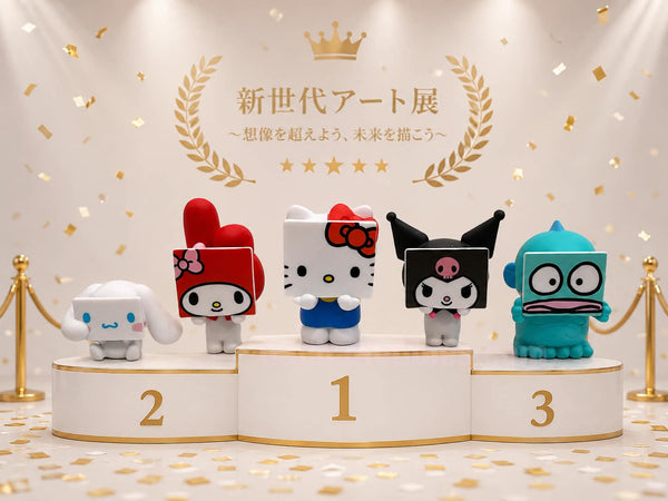 Sanrio Characters Canvas Hide and Seek Small Figure 5 Pieces Set (In-stock)