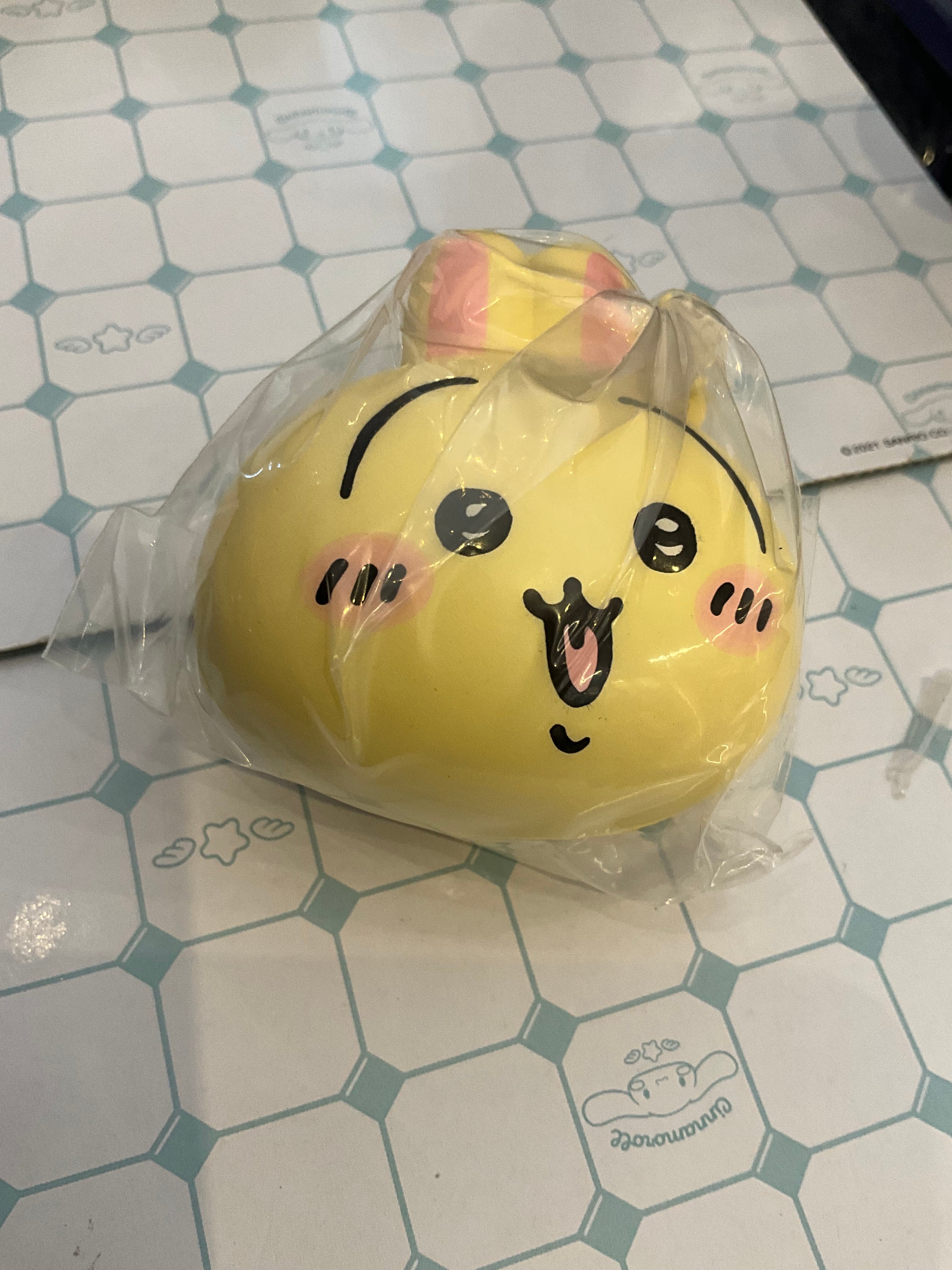 Chiikawa and Friends Usagi Head Squishy Keychain 5 Pieces Set (In