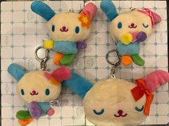 Sanrio Characters Usahana Small Plush Keychain 4 Pieces Set (In-stock)