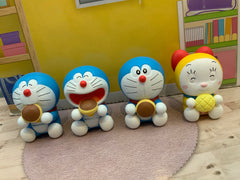 Doraemon Eating Bun 4 Pieces Figure Set (In-stock)