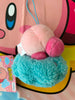 Hoshi no Kirby on Blue Fluffy Cloud Small Plush Keychain (In-stock)