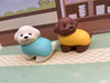 Chubby Poodle Dog Small Figure Vol.1 5 Pieces Set (In-stock)