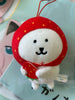 Nagano Joke Bear Strawberry Small Plush Keychain (In-stock)