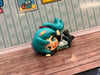 Vocaloid Hatsune Miku and Friends Slipped on the Ground Small Figure 4 Pieces Set (In-stock)