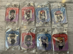 TYPE-MOON Tsukihime Melty Blood Character Pixel Small Acrylic Keychain 8 Pieces Set (In-stock)