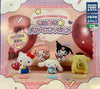 Sanrio Characters with Aluminum Balloons Small Figure 5 Pieces Set (In-stock)