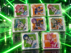 Project Sekai Characters Hatsune Miku Wonderlands x Showtime x MORE MORE JUMP Acrylic Magnet 8 Pieces Set (In-stock)