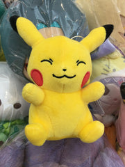 Pokemon Pikachu Eyes Closed Smile Small Plush (In-stock)