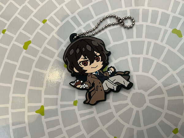 Bungo Stray Dogs Character Rubber Keychain 8 Pieces Set (In-stock)