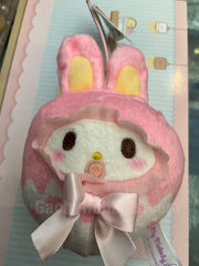 Sanrio Melody Baby Easter Bunny Egg Small Plush Keychain (In-stock)
