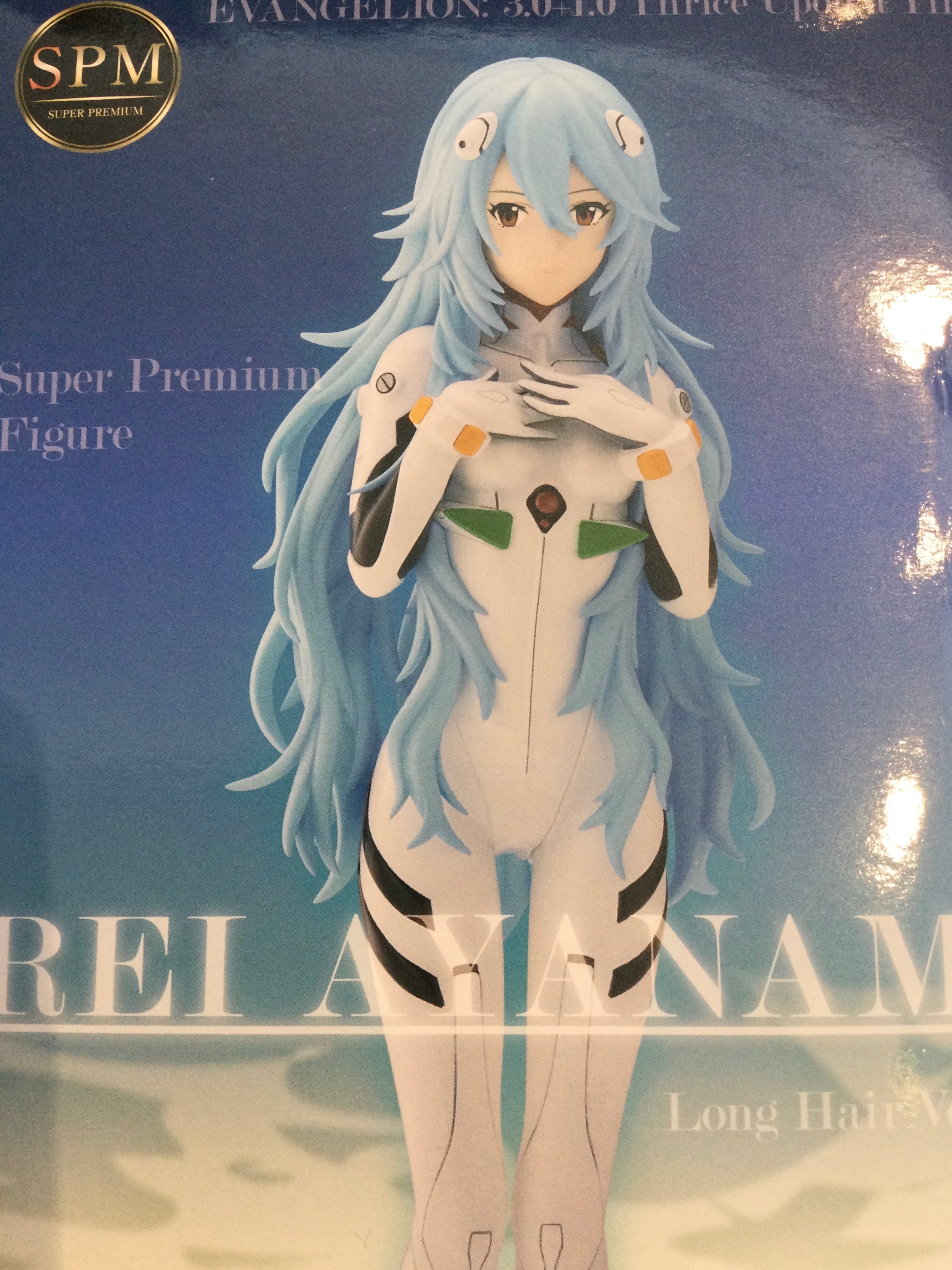 Evangelion rei ayanami super premium figures outlet long hair version brand new