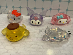 Sanrio Characters Half Clear Rings Vol.1 5 Pieces Set (In-stock)