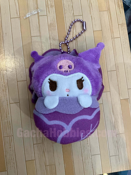 Sanrio Characters Vegetables Kuromi Purple Cabbage Small Plush Keychain (In-stock)