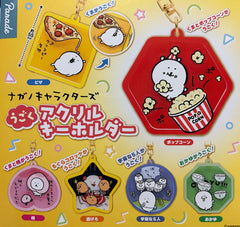 Nagano Joke Bear and Friends Acrylic Shaker Keychain 6 Pieces Set (In-stock)