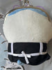 Chiikawa and Friends Halloween Hachiware Coin Pouch Small Plush Keychain (In-stock)