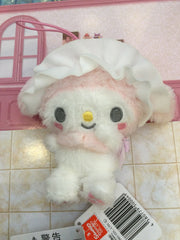 Sanrio Melody Sweety Maid Furry Small Keychain Plush (In-stock)