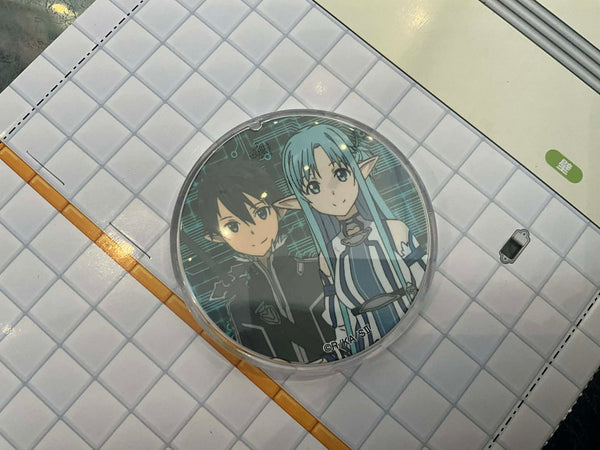 Sword Art Online Characters Plastic Badge 5 Pieces Set (In-stock)