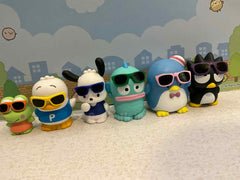 Sanrio Characters with Sunglasses Small Figure 6 Pieces Set (In-stock)