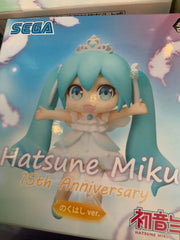 SEGA Hatsune Miku 15th Anniversary Nokuhashi Ver. Figure (In-stock)