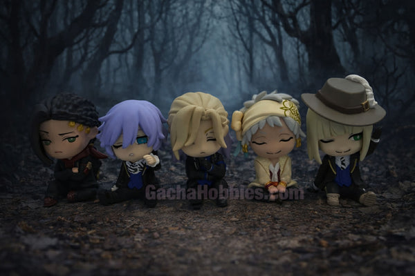 Disney Twisted Wonderland Character Sleeping on Shoulder Figure Vol.4 5 Pieces Set (In-stock)