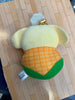 Sanrio Characters Vegetables Pom Pom Purin Corn Small Plush Keychain (In-stock)