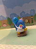 Sanrio Characters with Blue Balloons Small Figure Keychain 5 Pieces Set (In-stock)