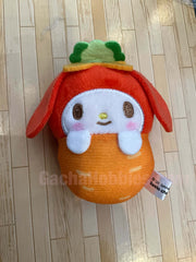 Sanrio Characters Vegetables Melody Carrot Small Plush Keychain (In-stock)