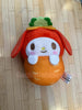 Sanrio Characters Vegetables Melody Carrot Small Plush Keychain (In-stock)